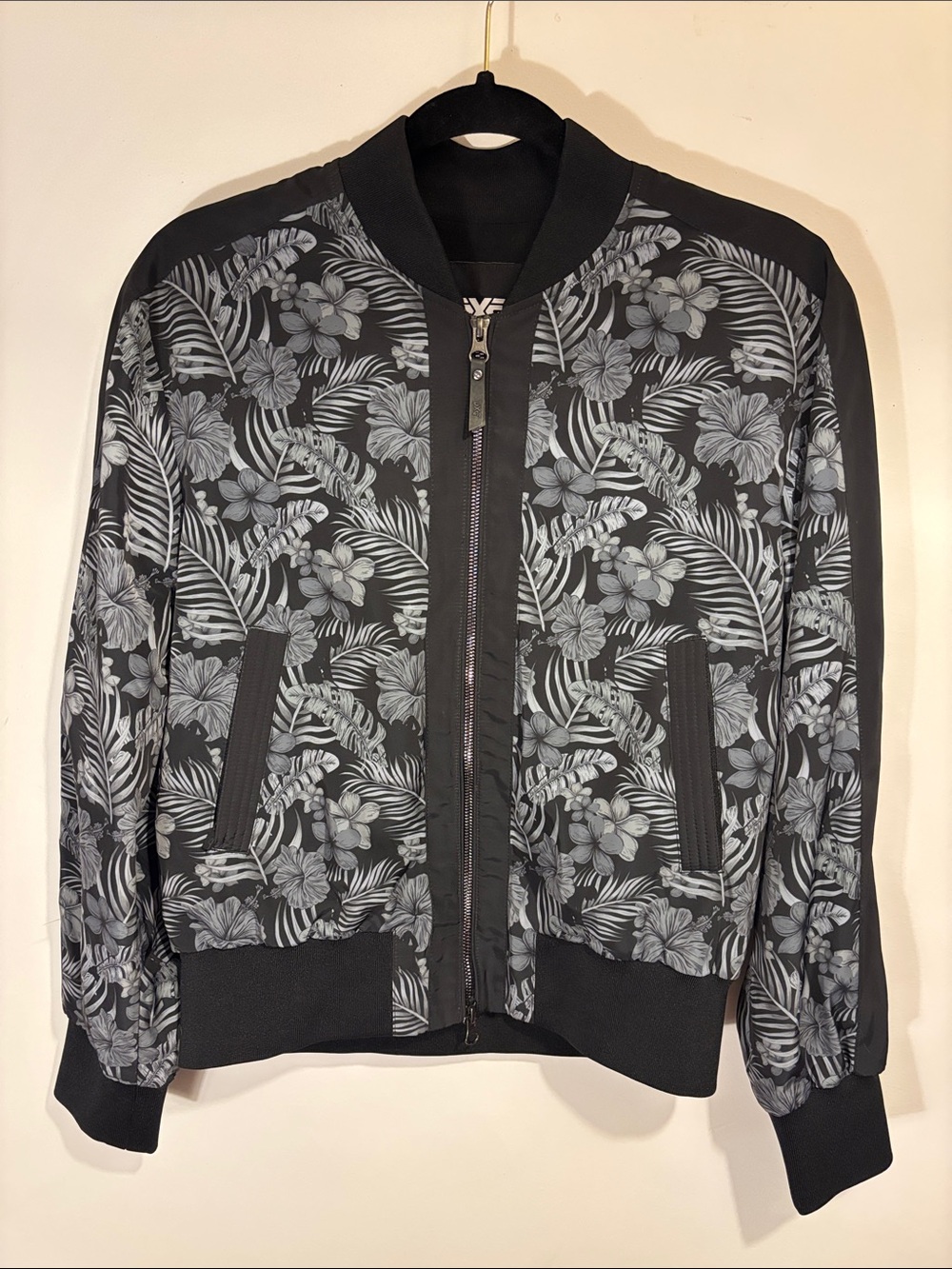 Pxg Black Floral Bomber Jacket - image 1